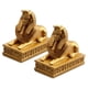 thumbnail image 3 of 2 Uds Estatuas De Esfinges Escultura Figuritas Egipcias Faraón Decoración Hogar Oficina, 3 of 5