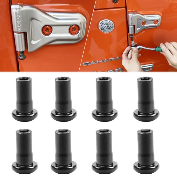 Tuercas de bisagra MOEBULB 8 uds Jeep Wrangler JL JLU