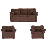 Muebles América - Living América 311 Tela Chocolate