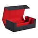 thumbnail image 3 of 1200+Caja De Baraja De Cartas Coleccionables Caja De Almacenamiento De Baraja De Cartas Resistente Para Cartas De Baloncesto Negro Y Rojo, 3 of 5