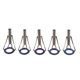 thumbnail image 4 of 5 unids Guías para Ca?as de Pescar Juego de Reparación de Anillos Spinning Casting Rod Tip Punta Tops Tama?o 7, 4 of 5