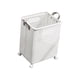 thumbnail image 3 of Cesto de ropa sucia con ruedas, bolsa de compras con 4 ruedas, cesta de baño, organizador portátil de artículos diversos, bolsas de supermercado para blanco, 3 of 5