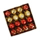 thumbnail image 2 of 16 Piezas De Bolas Navideñas DIY Decorativas De Navidad Para Fiesta De Aniversario De Año Nuevo Rojo Y Amarillo, 2 of 3