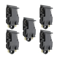 Magideal - 5 Piezas Termostato Para Hervidor Eléctrico Interruptor Del Termostato Para Hervidor Control De Temperatura Control Térmico Interruptor Del Termostato 16A 250V Negro