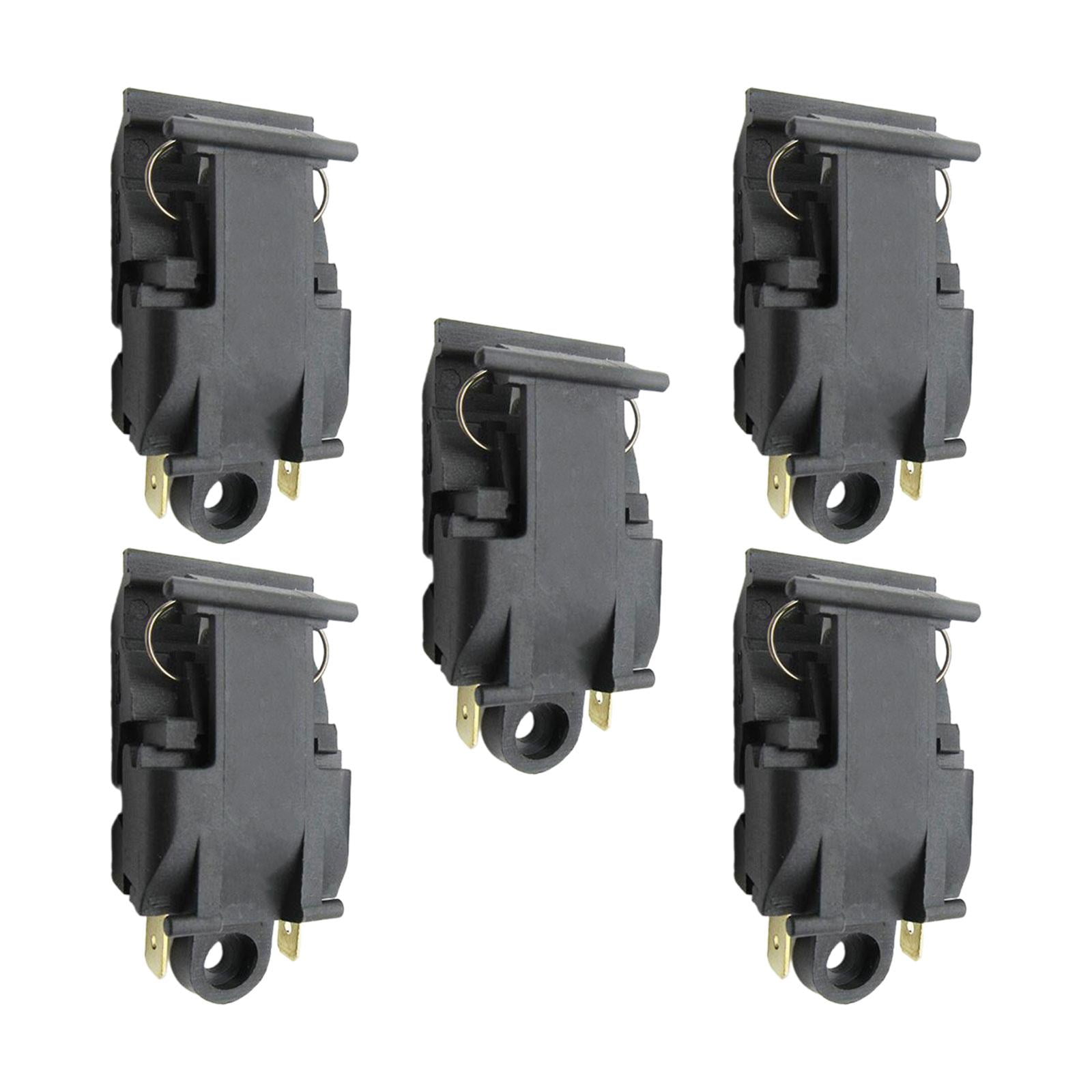 Magideal - 5 Piezas Termostato Para Hervidor Eléctrico Interruptor Del Termostato Para Hervidor Control De Temperatura Control Térmico Interruptor Del Termostato 16a 250v Negro