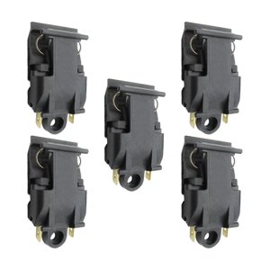 Magideal - 5 Piezas Termostato Para Hervidor Eléctrico Interruptor Del Termostato Para Hervidor Control De Temperatura Control Térmico Interruptor Del Termostato 16A 250V Negro