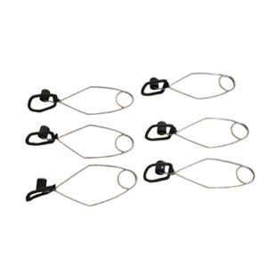 Magideal - 6 Clips Para Almohadillas De Flauta, Herramienta De Reparación, Fácil De Usar, Práctico Equipo De Mantenimiento, Herramienta De Ajuste, Instrumento De