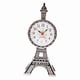 thumbnail image 1 of Reloj Despertador De Mesa Con Dise?o De La Torre Eiffel, Adornos únicos, Reloj De Mesa Multifuncional, Negro Y Dorado., 1 of 5
