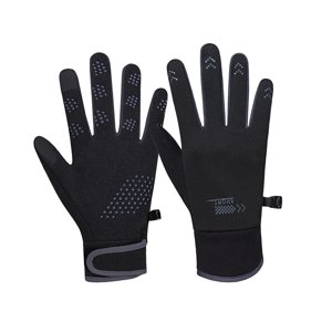 Magideal - Guantes De Invierno Para Mujer, Guantes De Esquí Para Nieve, Pantalla Táctil, Impermeables, Cómodos Guantes De Ciclismo Al Aire Libre, Manoplas Cálida Negro Gris