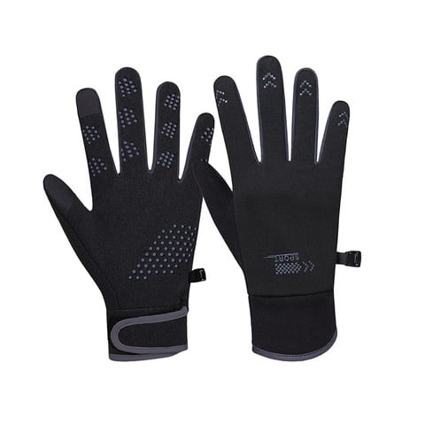 Magideal - Guantes De Invierno Para Mujer, Guantes De Esquí Para Nieve, Pantalla Táctil, Impermeables, Cómodos Guantes De Ciclismo Al Aire Libre, Manoplas Cálida Negro Gris