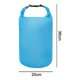 thumbnail image 4 of Bolsa seca flotante impermeable de 10 l, 20 l y 40 l con cierre enrollable que mantiene el equipo seco para kayak, rafting, navegación, natación, camping, senderismo, playa y pesca., 4 of 8