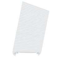 Magideal - Persianas Plisadas Temporales, Fáciles De Cortar Y Ajustar, Ideales Para Decorar El Hogar. Fibra De Poliéster, Fácil De Instalar Y Proteger La Privaci Blanco 90X180Cm