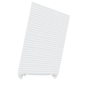 Magideal - Persianas Plisadas Temporales, Fáciles De Cortar Y Ajustar, Ideales Para Decorar El Hogar. Fibra De Poliéster, Fácil De Instalar Y Proteger La Privaci Blanco 90X180Cm