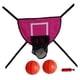 thumbnail image 1 of Trampolín Baloncesto Aro Juego De Portería Al Aire Libre Tablero Ligero Rosa Rojo Con Dos Bolas, 1 of 5