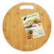 thumbnail image 3 of Tabla Picar Madera Bambú Corte Carne Vegetales Picoteo Queso Liso Marrón, 3 of 3