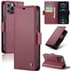 thumbnail image 1 of CaseMe tipo cartera iPhone 12 Pro Max con cierre magnético, RFID, tarjetero, soporte, carga inalámbrica, 1 of 5