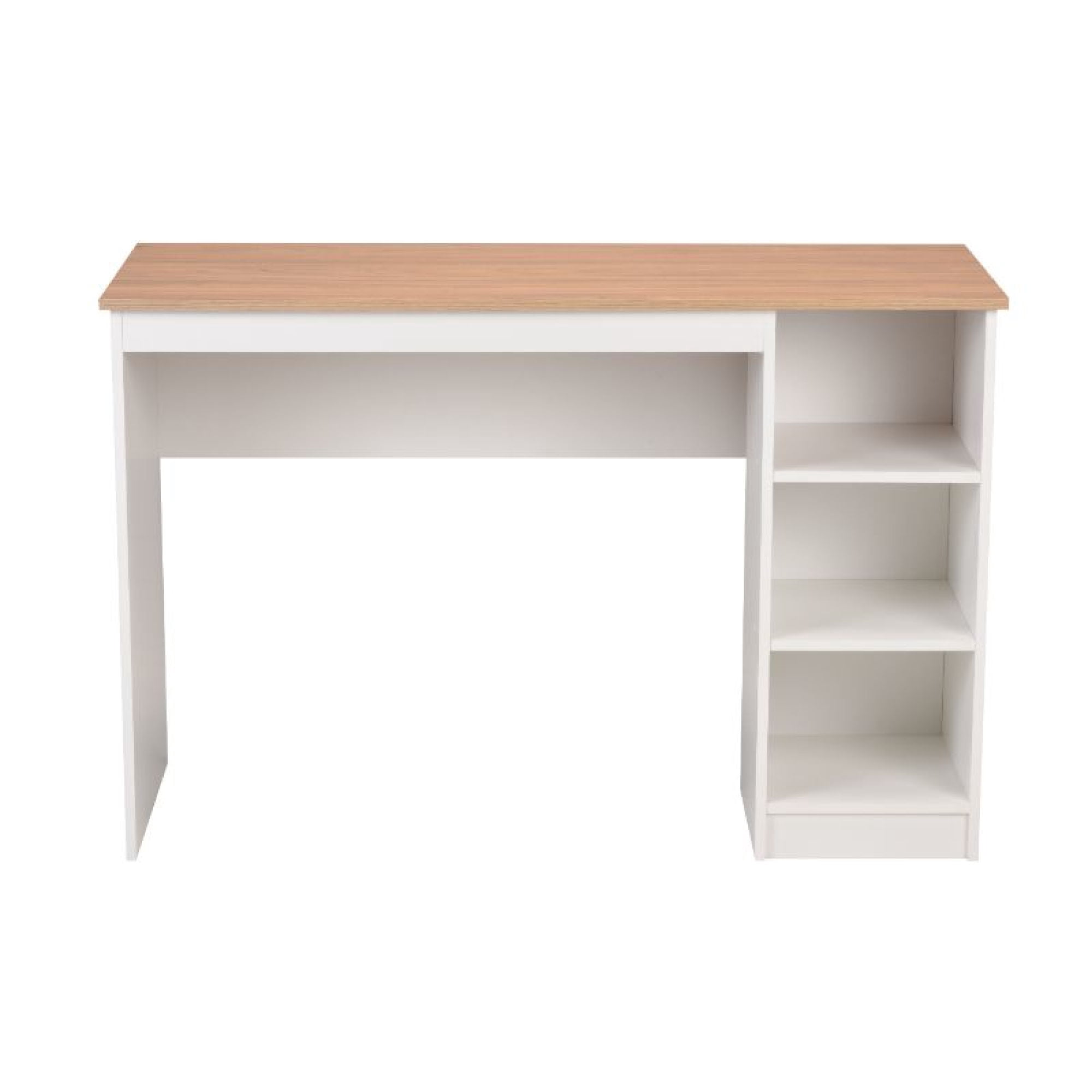 Escritorio 2 Repisas Blanco- Olmo Alpino