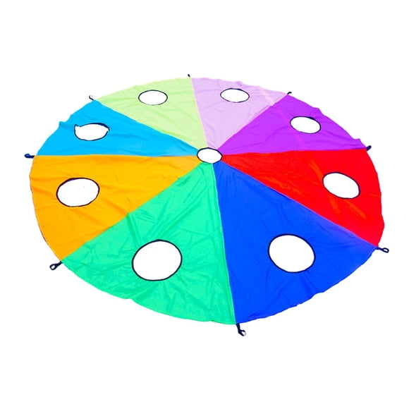 Rainbow Umbrella Multi Person Collaboration Challenge Colorful Mat For Beach Coloful