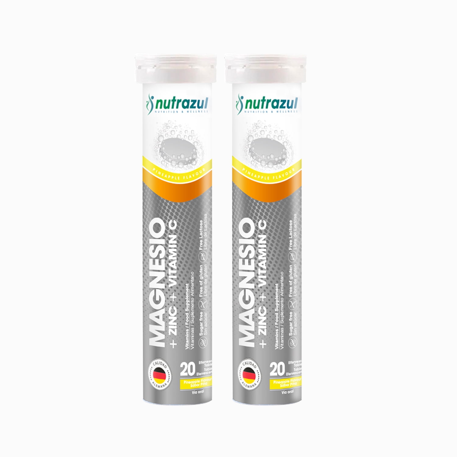 Nutrazul - Magnesio+zinc+vitaminac-pack 2 Un.