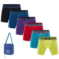 Giovacchino - Pack De 6 Boxer Medio Algodón Hombre Con Bolso Regalo
