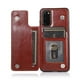 thumbnail image 1 of PU Leather Card Holder Wallet Case For Samsung Galaxy S23 S22 S21 S20 Note 20 Ultra Plus Kickstand Durable Shockproof Cover, 1 of 3
