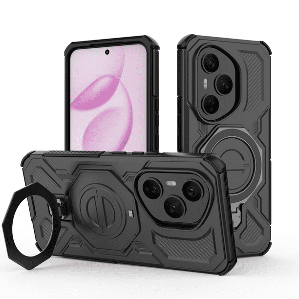 Funda FOXDOCK para Honor 400 Pro 5G , magnética, ligera, soporte 360°, antigolpes