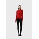 thumbnail image 4 of Polera Mujer Medio Cierre Estampado Rojo, 4 of 4