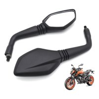 Genérico - Espejos Para Motos Ktm Duke 200 / 250 / 390 Negro