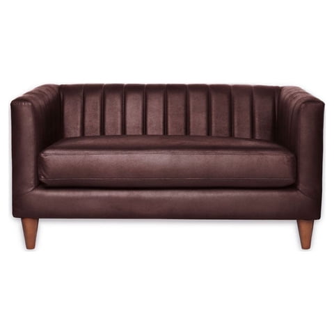 Latam Home - Sofá Sorrento 2C Cuero Kentucky Café Moro