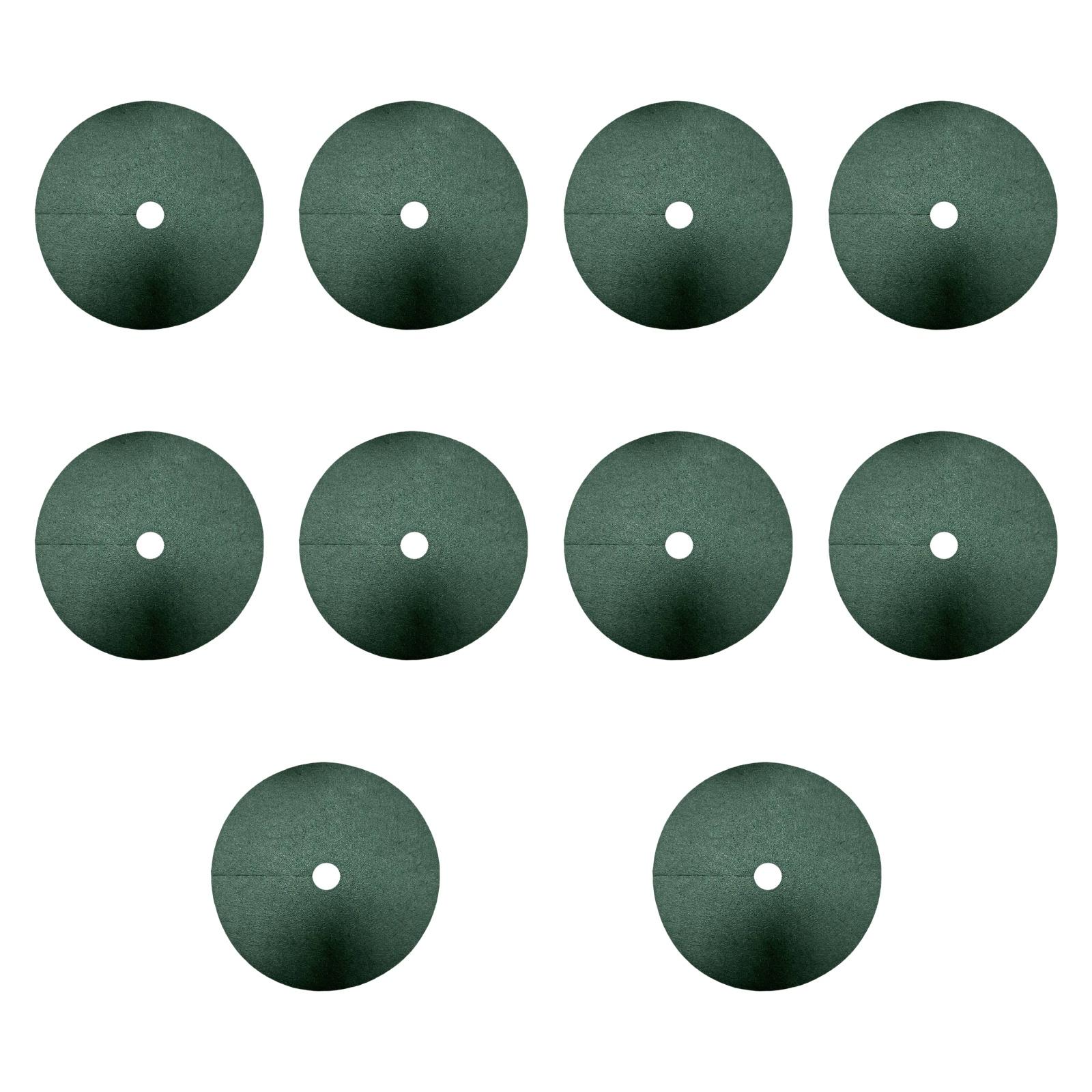 Magideal - 10 Anillos De Mantillo Para Árboles, Para El Control De Malezas, Barrera De Malezas, Tela Protectora Redonda, Hidratante, Para Árboles Frutales, No Te 82 Cm De 10 Cm De Agujero