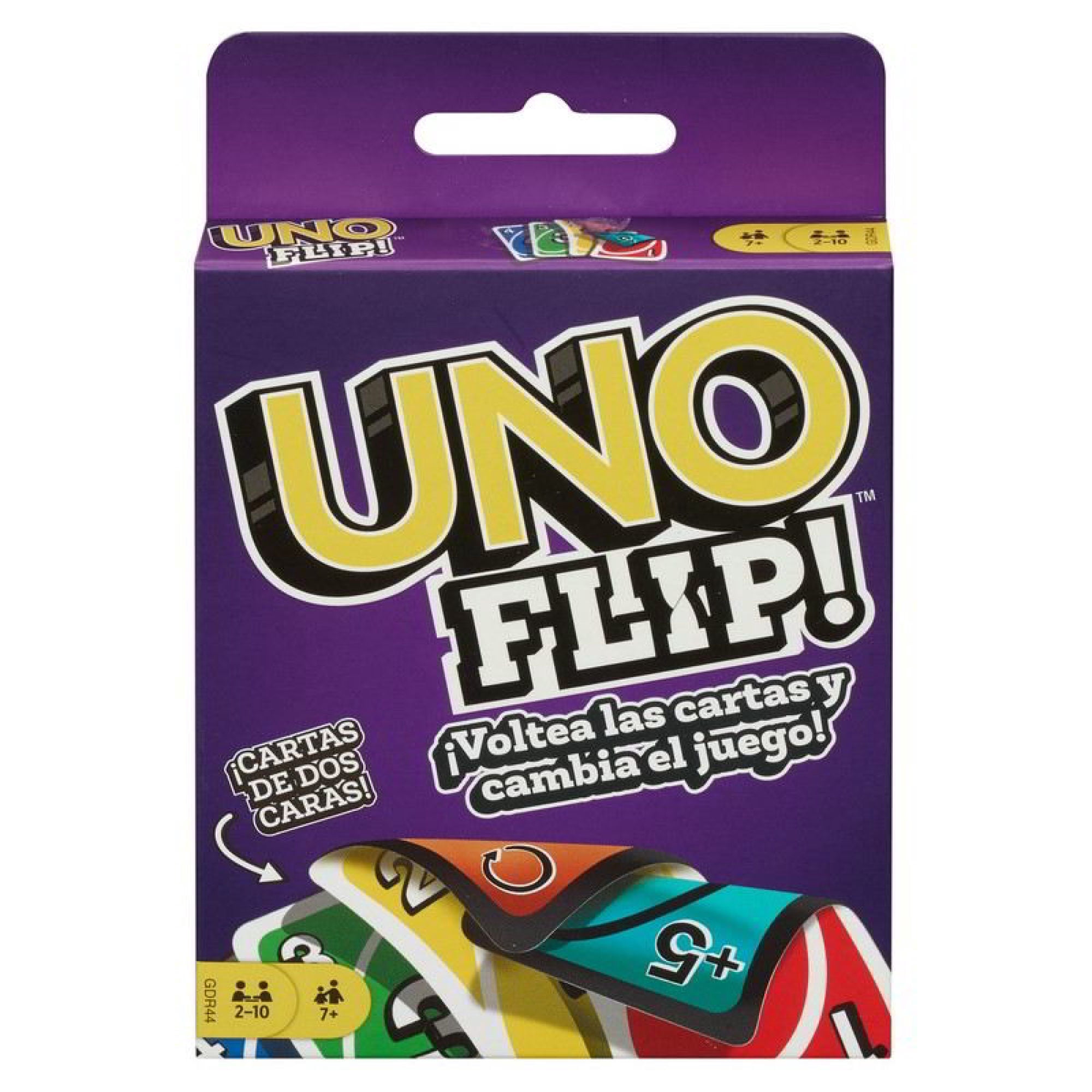 Juego de Mesa UNO FLIP Juego de Cartas Caja Metálica Edición Especial 7+