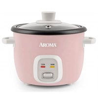Mini Arrocera Aroma Housewares 4 Tazas Rosa