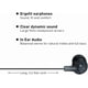 thumbnail image 2 of Auriculares intraaurales Panasonic ErgoFit RP-HJE120-K negros, 2 of 4