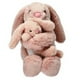 thumbnail image 1 of Conejito de peluche Nelly con su tierno bebé Princess Mimi, 1 of 5