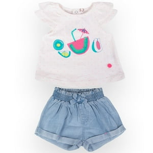 Conjunto Bebé Niña Denim Pillin