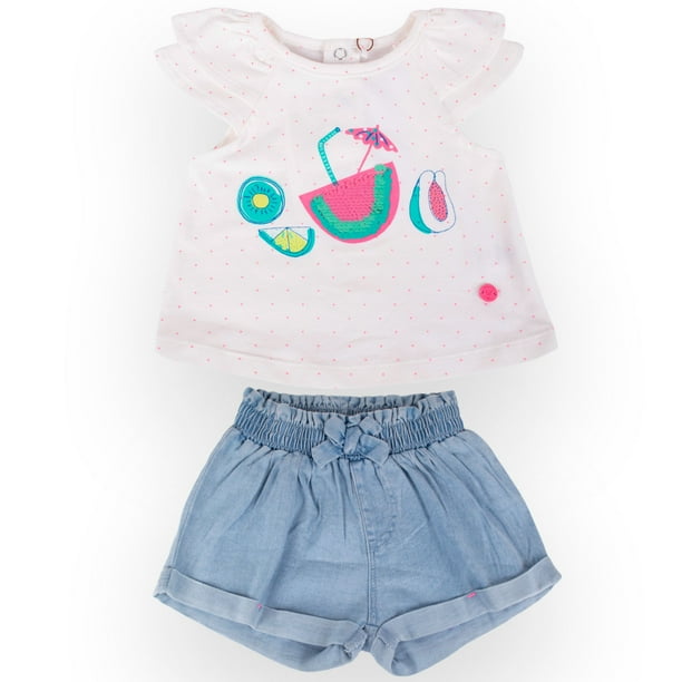 Conjunto Bebé Niña Denim Pillin