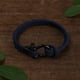 thumbnail image 3 of Pulsera de cuero trenzado "Madre e hijo unidos para siempre", pulsera de cuero trenzado de acero inoxidable para hombre, pulsera inspiradora, regalo de cumpleaños de graduación de mamá para su hijo., 3 of 6