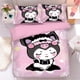thumbnail image 1 of Kawaii Cinnamoroll Kuromi Bedding Set,My Melody Duvet Cover for Kids,Kuromi Duvet Home Modern Comforter Gifts for Kids 2/3 Pcs Bed Sheets, 1 of 5