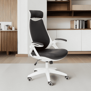 Sm Chile - Sillas Y Muebles - Silla Para Escritorio Versalles Blanco/Cuero Negro