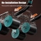 thumbnail image 3 of Rueda abdominal POYIPI 2025 con soporte para codos, color negro, 3 of 8