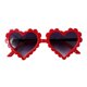 thumbnail image 1 of Ni?os Ni?os Ni?as Gafas De Sol De Plástico Lentes En Forma De Corazón UV400 Rojo, 1 of 5