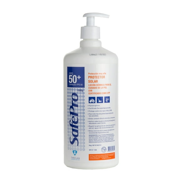 Protector solar safepro FPS 50+ 1000grs