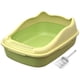 thumbnail image 5 of Caja De Arena Para Gatos Semicerrada Para Mascotas Peque?as, Material PP, Antisalpicaduras, Parte Superior Abierta, Verde, 5 of 5