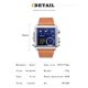 thumbnail image 4 of Reloj Deportivo Cuadrado Impermeable Dorado para Hombre Moda Correa de Acero Inoxidable Puntero Luminoso Relojes de Cuarzo Reloj Deportivo Reloj de Pulsera Deportivo, 4 of 6