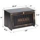 thumbnail image 4 of Caja para Pan HOMEKOKO Grande de Bambú Vintage Negra 39x21x23 cm, 4 of 7