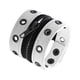 thumbnail image 5 of Pulsera Con Cremallera Pulsera Ancha De Cuero PU Para Adultos Unisex Halloween Blanco, 5 of 5