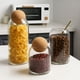 thumbnail image 2 of Set 3 Botellas Frascos Contenedor Vidrio Con Tapa Corcho, 2 of 3