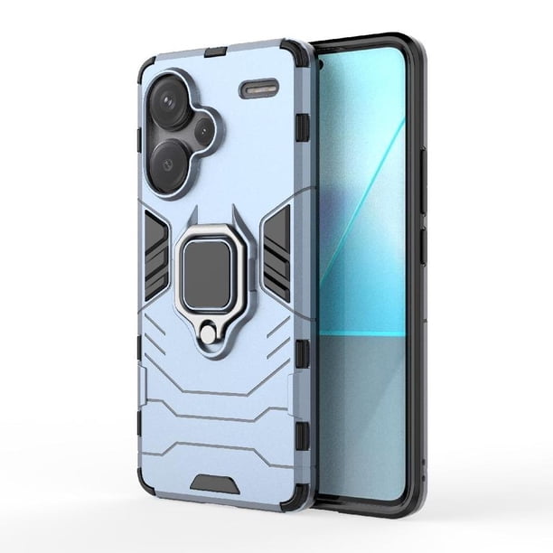 FOXDOCK Funda Antigolpes para Xiaomi Redmi Note 13 Pro Plus 5G – Protección Total con Soporte y Diseño Robusto