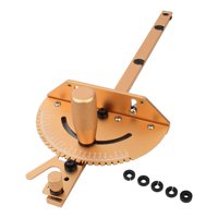 Bothyi - Calibre De Inglete Universal Para Sierra De Mesa, Versátil, De 17,7 Pulgadas De Largo Y Ángulo Ajustable De 60°.