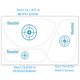 thumbnail image 4 of Etiquetas de cinta de impacto Besttile 300 unidades para golf, 4 of 7